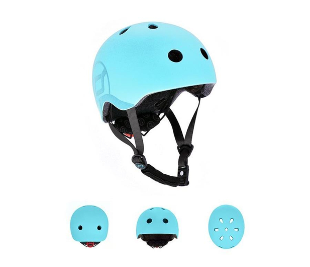 Scoot & Ride Kask Ochronny S-M dla dzieci 3+ Blueberry - 1014704 - zdjęcie 3